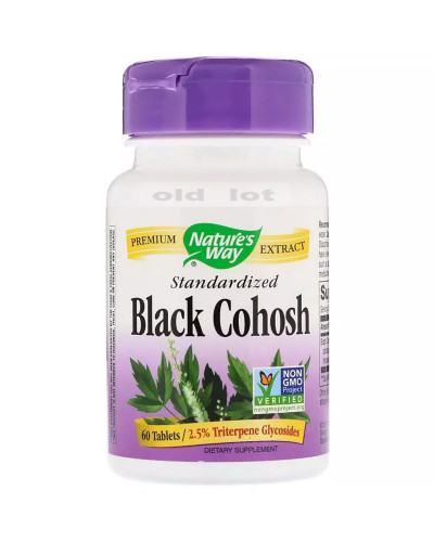 Клопогон Стандартизований, Black Cohosh, Nature's Way, 60 таблеток
