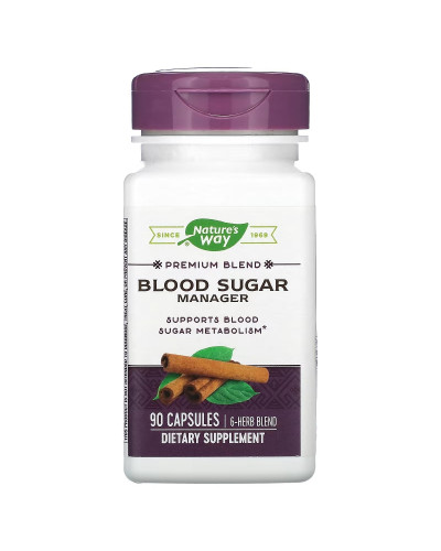 Трави для Зниження цукру, Blood Sugar, Nature's Way, 90 капсул