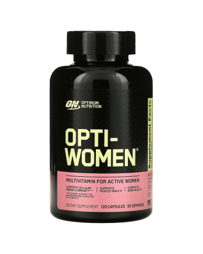 Мультивитамины для женщин, Opti-Women, Optimum Nutrition, 120 капсул