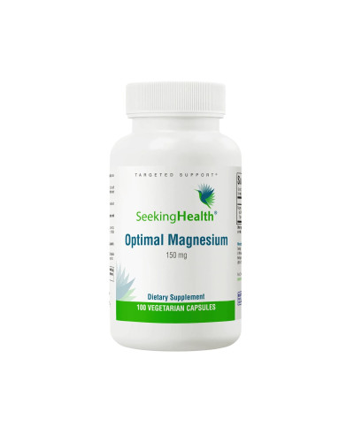 Магній, 150 мг, Optimal Magnesium, Seeking Health, 100 вегетаріанських капсул