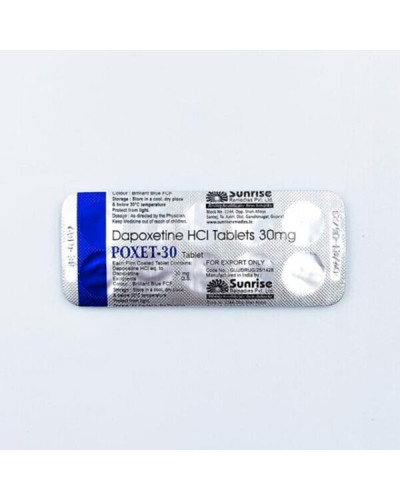 Дапоксетин Poxet 30 mg Дапоксетин Poxet 30 mg