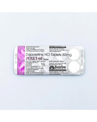 Дапоксетин Poxet 60 mg