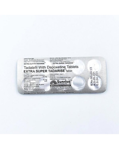 Extra Super Tadarise (тадалафіл + дапоксетин)