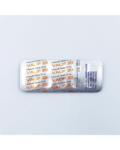 Левітра Valif 20 mg (Валіф 20)
