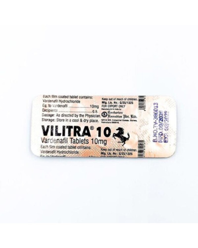 Левитра Vilitra 10 mg (Варденафил)