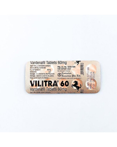 Левітра Vilitra 60 mg (Варденафіл)