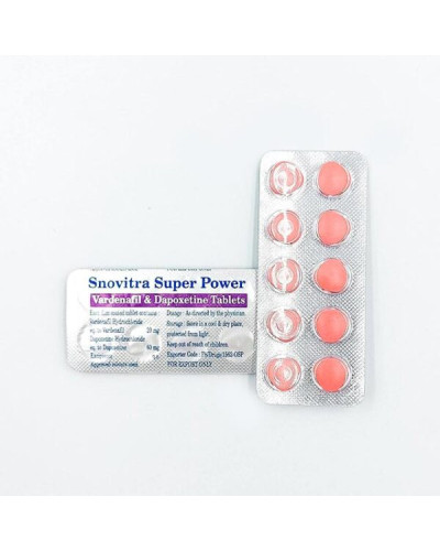 Snovitra Super Power (варденафіл + дапоксетин)