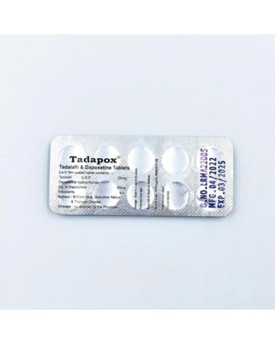 Tadapox (сиалис + дапоксетин) Tadapox (сиалис + дапоксетин)