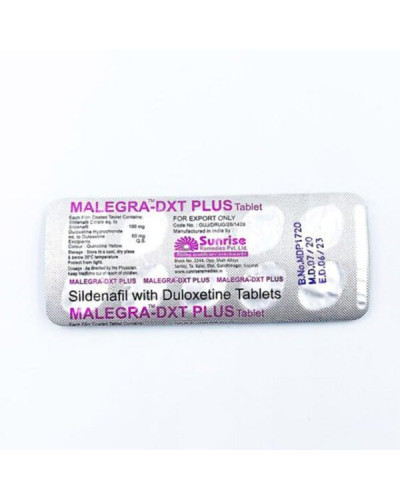 Malegra DXT Plus (силденафіл + дулоксетин) Malegra DXT Plus (силденафіл + дулоксетин)