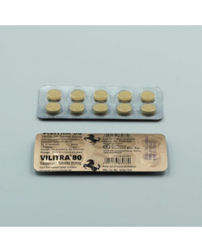 Таблетки Vilitra 80 mg для потенции Таблетки Vilitra 80 mg для потенции
