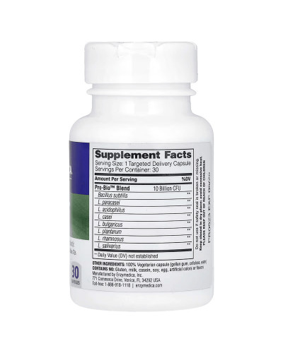 Пробіотики, 10 млрд КУО, Pro-Bio, Enzymedica, 30 капсул