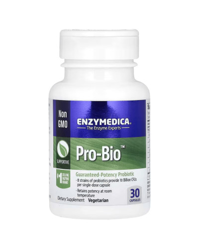 Пробіотики, 10 млрд КУО, Pro-Bio, Enzymedica, 30 капсул