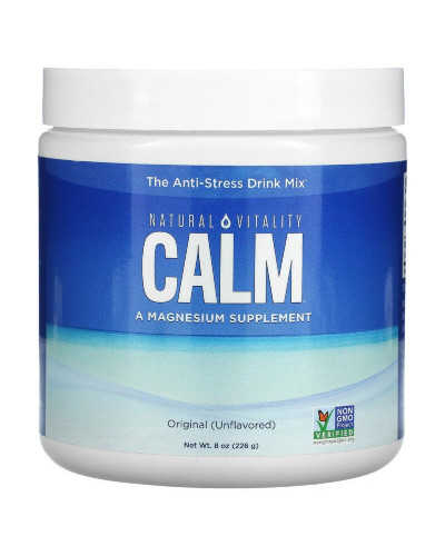 Напиток-Антистресс, CALM, The Anti-Stress Drink Mix, Natural Vitality, 226 гр