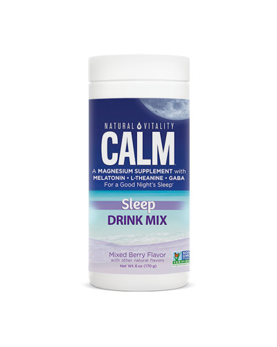 Напиток для спокойного сна, вкус ягод, CALM Specifics, Calmful Sleep, Natural Vitality, 170 гр