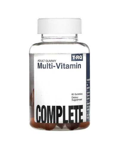 Мультивитамины, Полный комплекс, вкус клубники апельсина вишни, Multi-Vitamin, T-RQ, 60 жевательных конфет