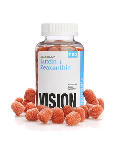 Лютеин и Зеаксантин, фруктовый вкус, Lutein and Zeaxanthin, T-RQ, 60 жевательных конфет