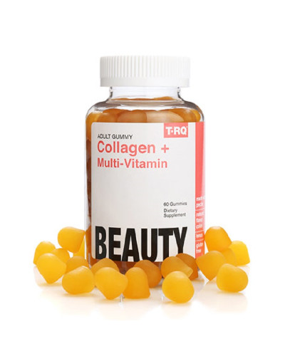 Коллаген с Мультивитаминами, фруктовый вкус, Collagen Multivitamin, T-RQ, 60 жевательных конфет