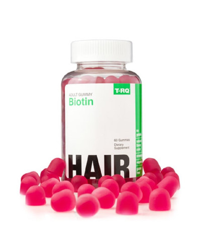 Біотин, смак полуниці, Biotin, T-RQ, 60 жувальних цукерок