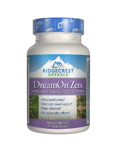 Природный Комплекс для Здорового Сна, DreamOn Zen, RidgeCrest Herbals, 60 вегетарианских капсул