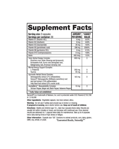 Комплекс для Ликвидации Усталости, Adrenal Fatigue Fighter, RidgeCrest Herbals, 60 вегетарианских капсул