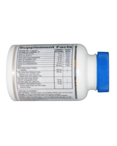 Комплекс для Снижения Стресса, Anxiety Free, RidgeCrest Herbals, 60 гелевых капсул