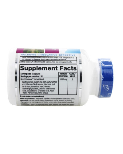 Комплекс для Нормализации Кровяного Давления, RidgeCrest Herbals, 60 гелевых капсул