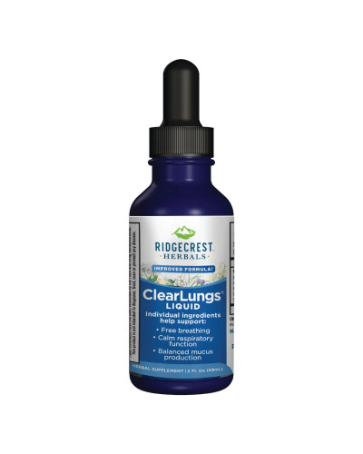 Здоров'я легень, смак апельсину, ClearLungs Liquid, RidgeCrest Herbals, 59 мл