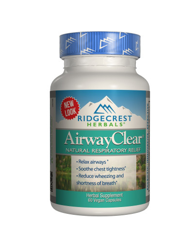 Натуральный Респираторный Комплекс, AirwayClear, RidgeCrest Herbals, 60 гелевых капсул Натуральный Респираторный Комплекс, AirwayClear, RidgeCrest Herbals, 60 гелевых капсул