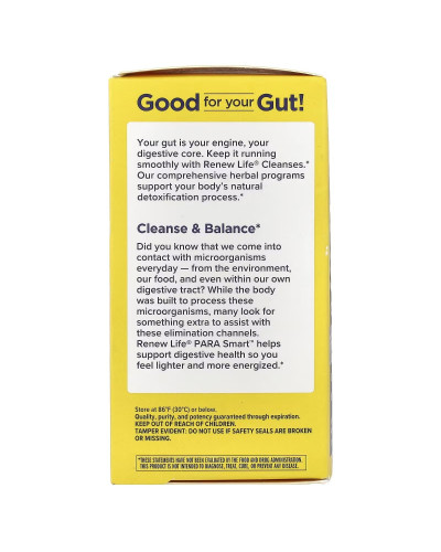 Очищающая формула, 15-дневная программа, ParaSmart Cleansing Formula, Renew Life, 90 вегетарианских капсул и капли