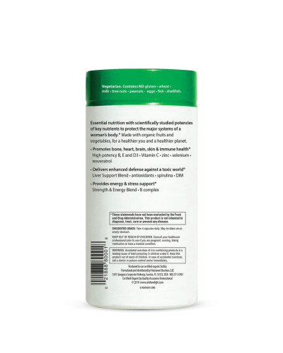 Мультивитамины для женщин, Сертифицированные, Certified Women's Multivitamin, Rainbow Light, 120 вегетарианские капсулы