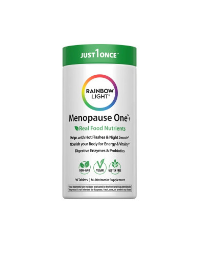 Мультивитамины для женщин во время менопаузы, Menopause One, Rainbow Light, 90 таблеток