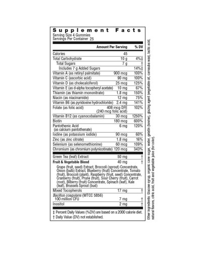 Мультивітаміни для Підтримки Енергії для Жінок, New Women's Multivitamin Gummies, Rainbow Light, 100 желейних цукерок