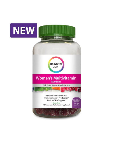 Мультивітаміни для Підтримки Енергії для Жінок, New Women's Multivitamin Gummies, Rainbow Light, 100 желейних цукерок