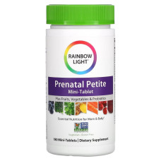 Мультивитамины для беременных, Prenatal Petite, Rainbow Light, 180 мини-таблеток
