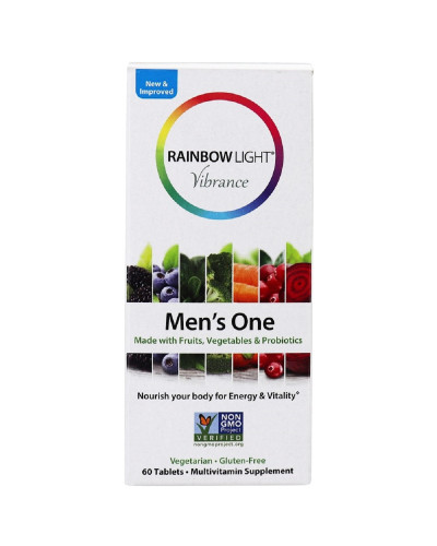 Мультивітаміни Для Чоловіків, Vibrance Men's One, Rainbow Light, 60 таблеток