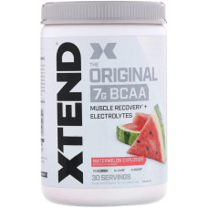BCAA (7 амінокислот з розгалуженим цепом), смак арбузу, The Original 7G BCAA, Xtend, 390 г (13,7 унції)
