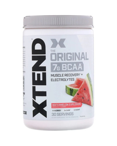 BCAA (7 амінокислот з розгалуженим цепом), смак арбузу, The Original 7G BCAA, Xtend, 390 г (13,7 унції)
