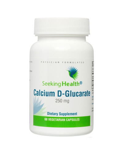 D-глюкарат кальция, 250 мг, Calcium D-Glucarate, Seeking Health, 60 вегетарианских капсул