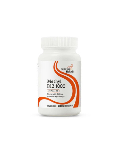 Вітамін B12, 1000 мкг, Methyl B12, Seeking Health, 60 льодяників
