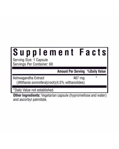 Экстракт ашваганды, 467 мг, Ashwagandha Extract, Seeking Health, 60 капсул