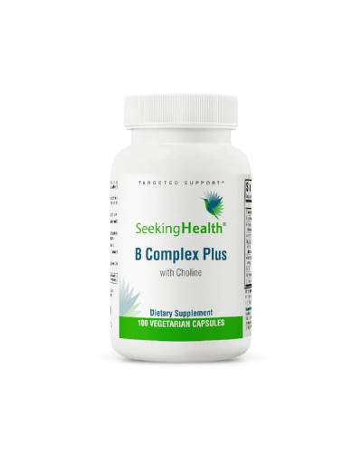 B-комплекс, B Complex Plus, Seeking Health, 100 вегетаріанських капсул