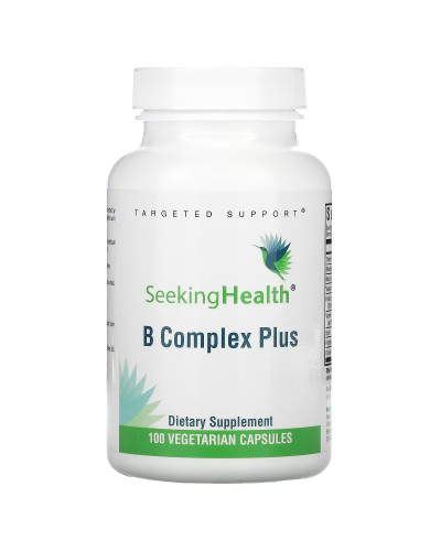 B-комплекс, B Complex Plus, Seeking Health, 100 вегетаріанських капсул