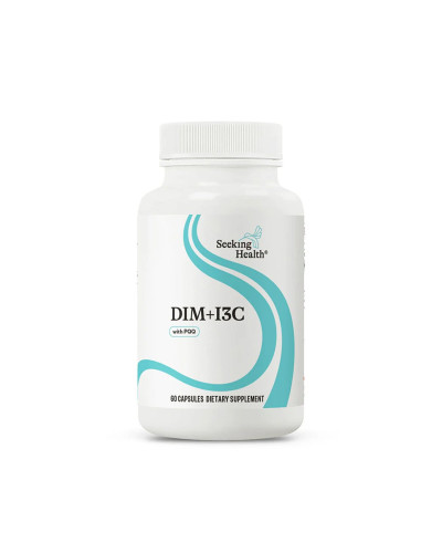 Здоровий метаболізм естрогену з PQQ, DIM + I3C з PQQ, Seeking Health, 60 вегетаріанських капсул