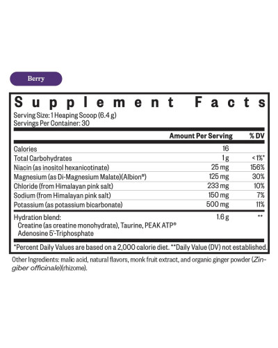 Електроліти, ягідний смак, Optimal Electrolyte, Seeking Health, 192 гр