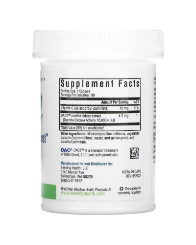 Гистаминовый дайджест, Histamine Digest, Seeking Health, 90 капсул