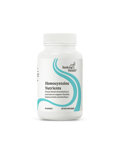 Здоровий рівень гомоцистеїну, Homocysteine ​​Nutrients, Seeking Health, 60 капсул