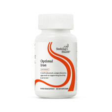 Железо с кофакторами, 29 мг, Optimal Iron With Cofactors, Seeking Health, 90 вегетарианских капсул