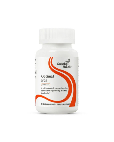 Залізо з кофакторами, 29 мг, Optimal Iron With Cofactors, Seeking Health, 90 вегетаріанських капсул