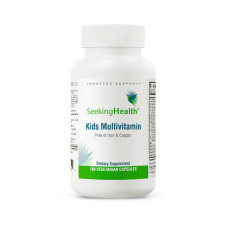 Мультивитамины для Детей, без железа и меди, Kids Multivitamin, Seeking Health, 180 вегетарианских капсул