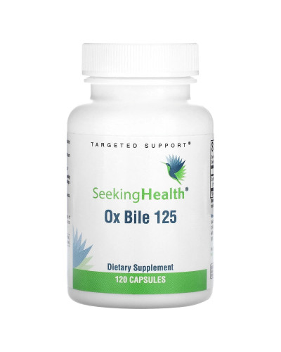 Бичача жовч, 125 мг, Ox Bile 125, Seeking Health, 120 капсул